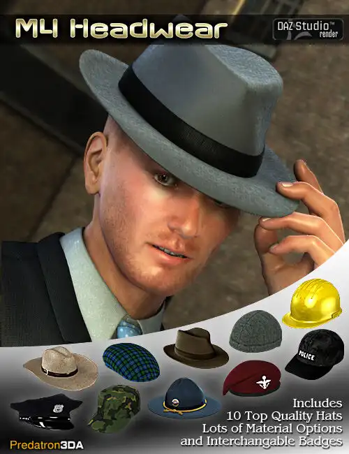 M4 Headwear_DAZ3DDL