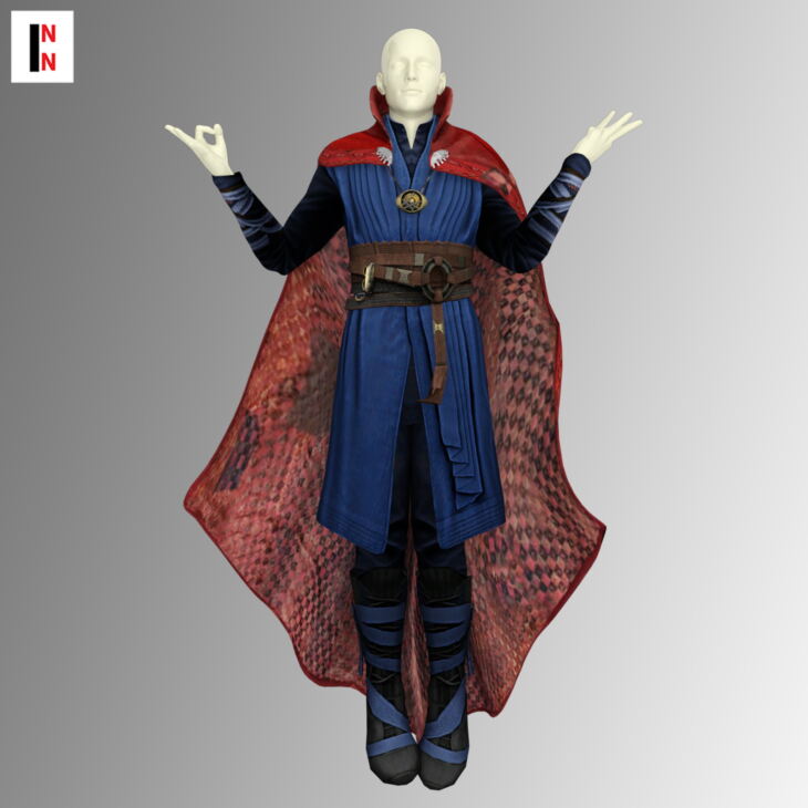 MCU – Dr. Strange Outfit for Genesis 8 Male_DAZ3DDL