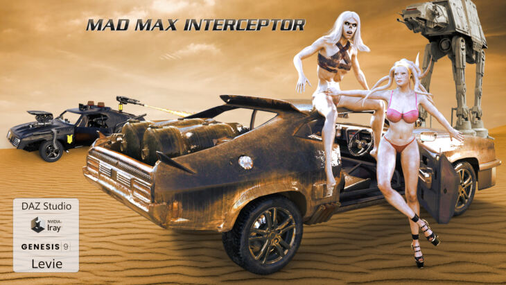Mad Max Interceptor Original_DAZ3D下载站