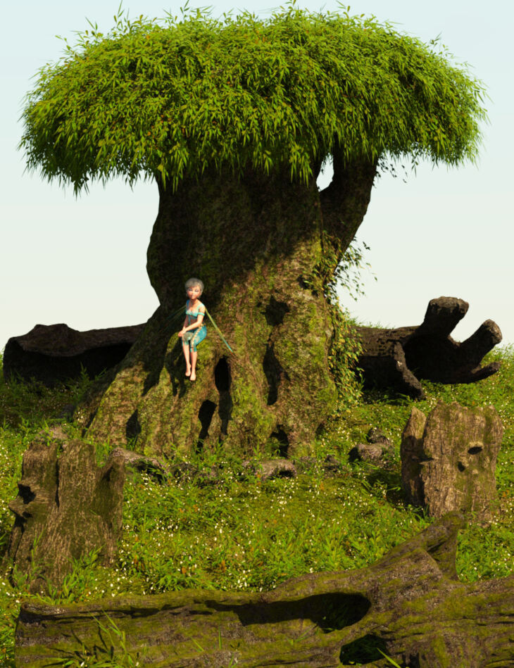Props and Fantastic Trees_DAZ3D下载站