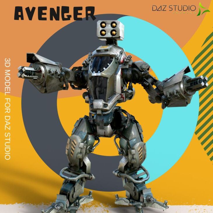Robot Avenger for DAZ Studio_DAZ3DDL