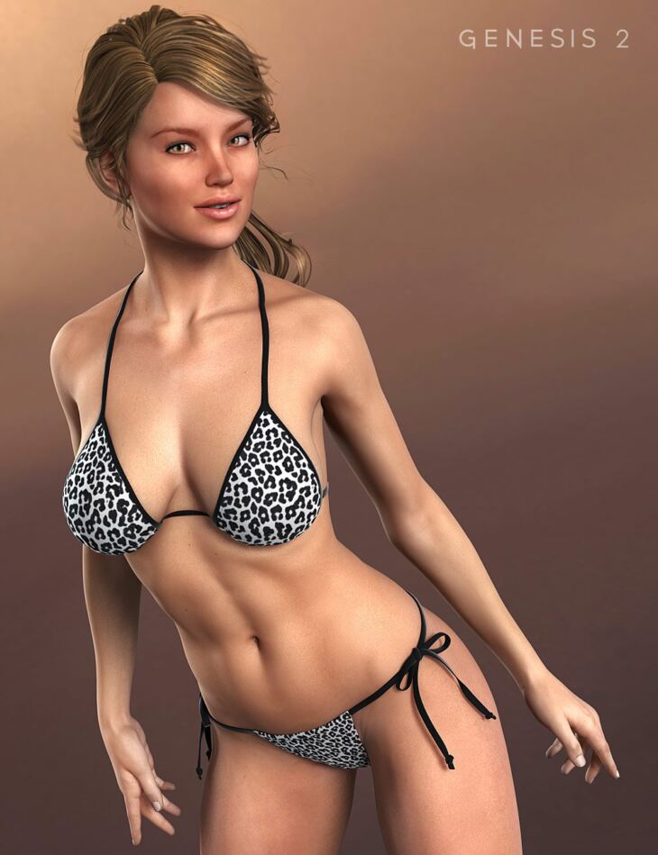String Bikini for Victoria 6_DAZ3D下载站