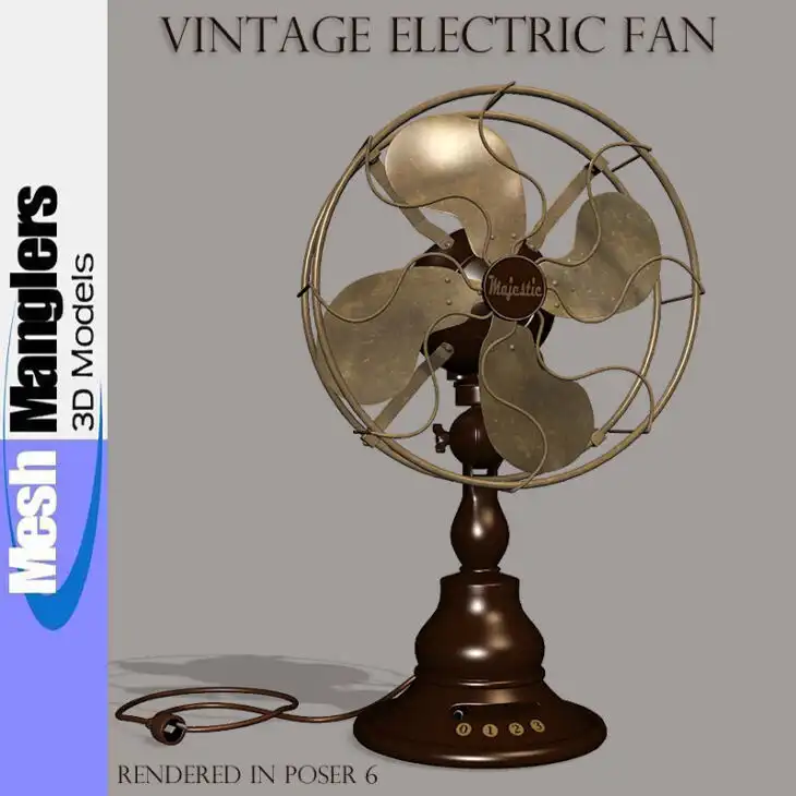 Vintage Electric Fan_DAZ3DDL