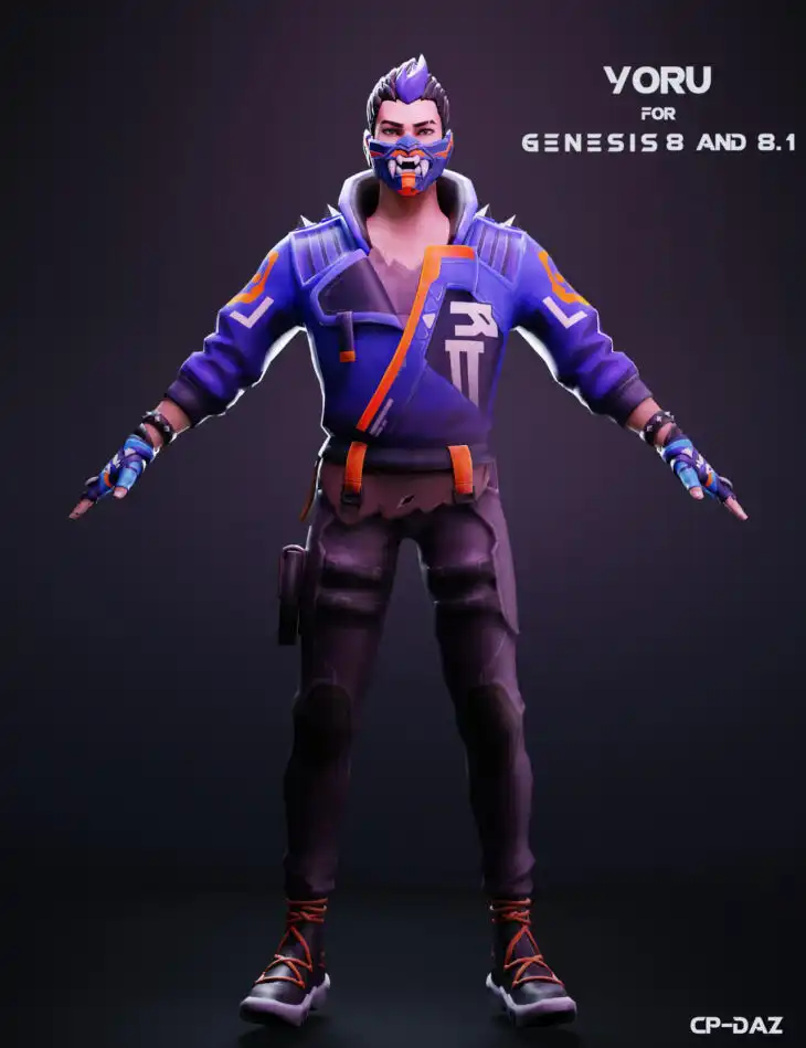 Yoru For Genesis 8 and 8.1 Male_DAZ3D下载站