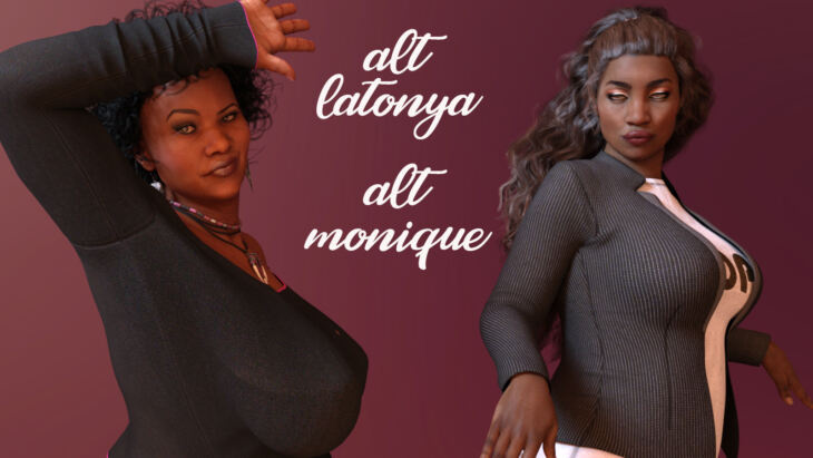 Alt Latonya 8 and Alt Monique 8_DAZ3D下载站