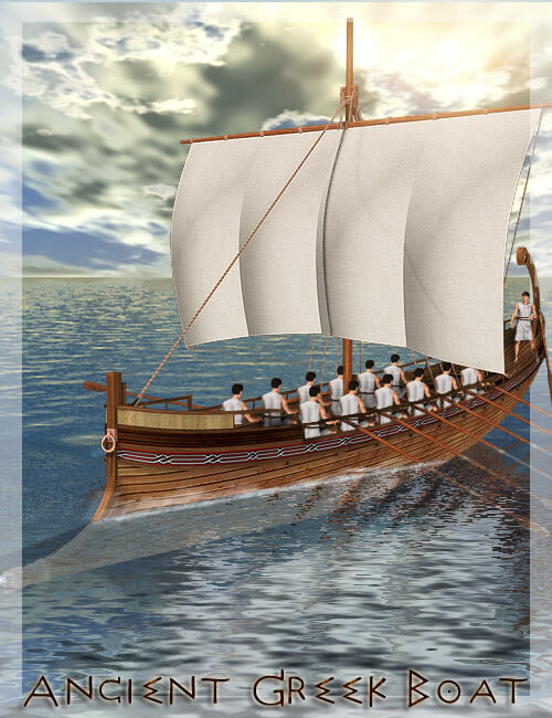 Ancient Greek Boat_DAZ3D下载站