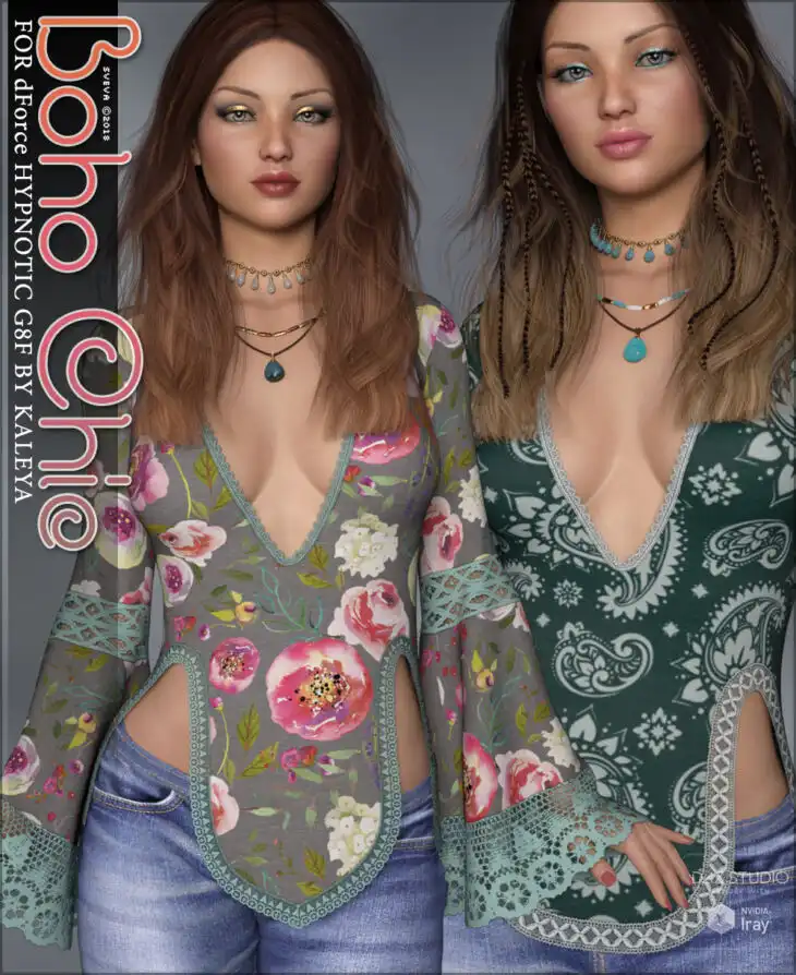 Boho Chic for dForce Hypnotic_DAZ3DDL