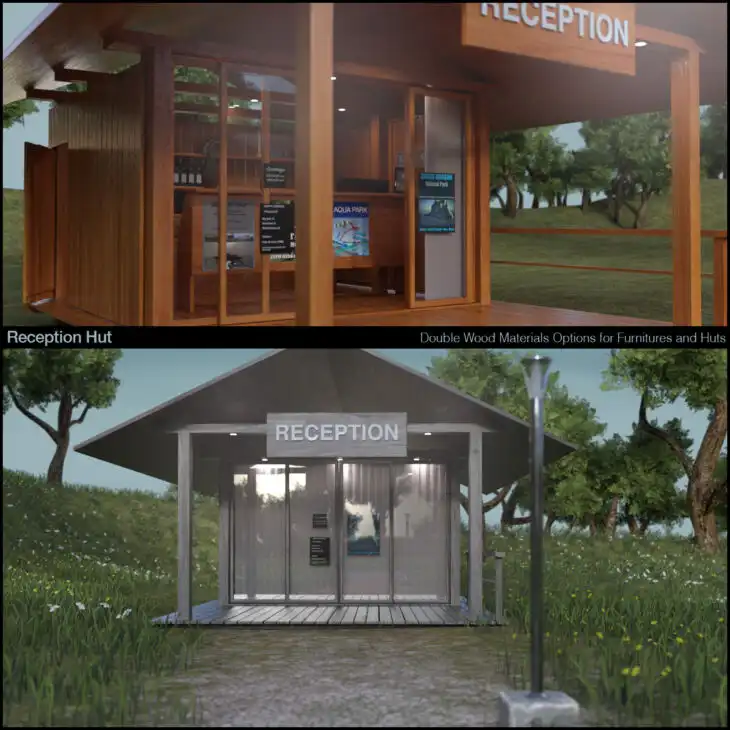 Camping Wood Huts_DAZ3DDL