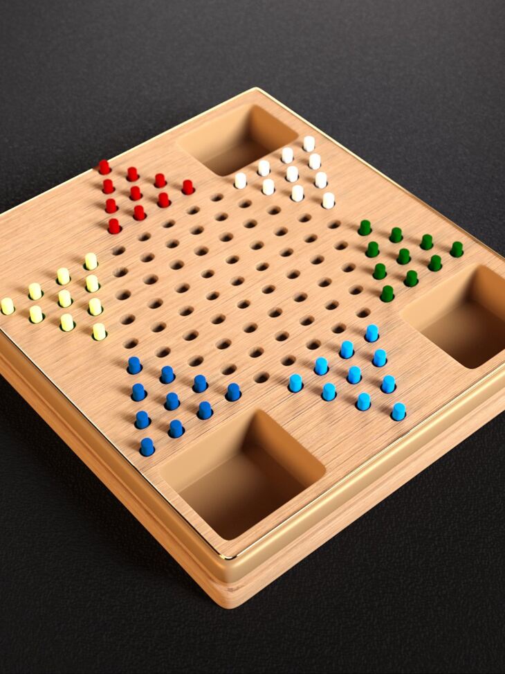 Chinese Checkers Game_DAZ3D下载站