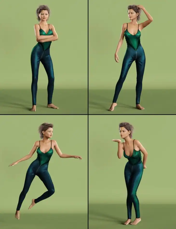 DA Shine Poses for Sunny 7_DAZ3D下载站