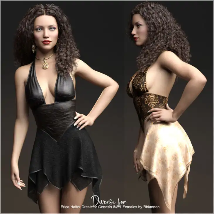 Diverse for Erica Halter Dress_DAZ3DDL