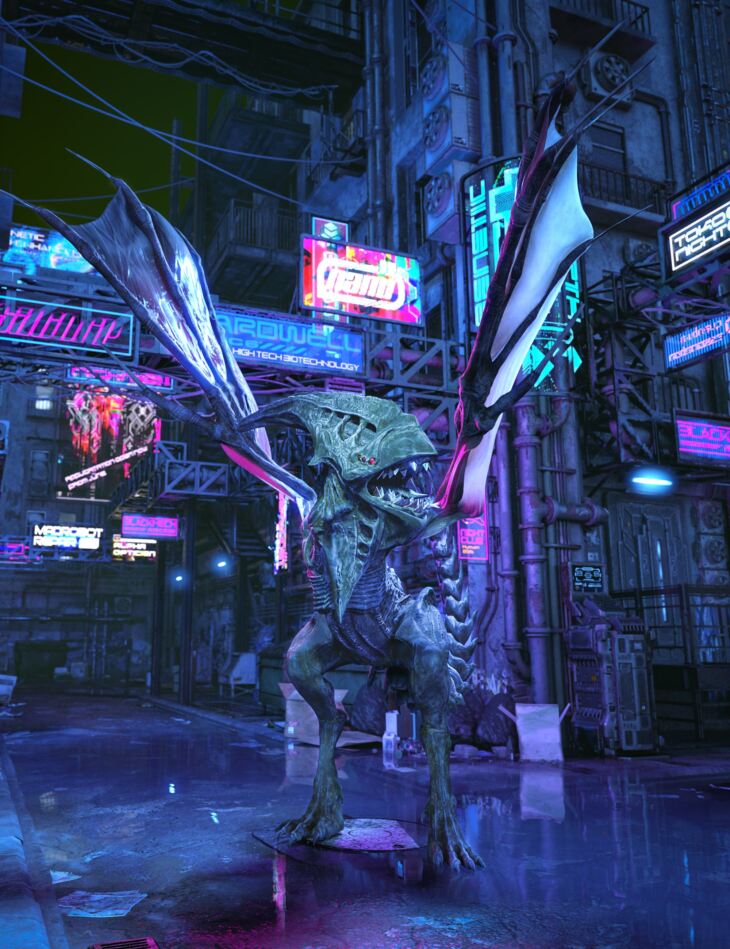 Exo Raptor HD for Genesis 9_DAZ3D下载站