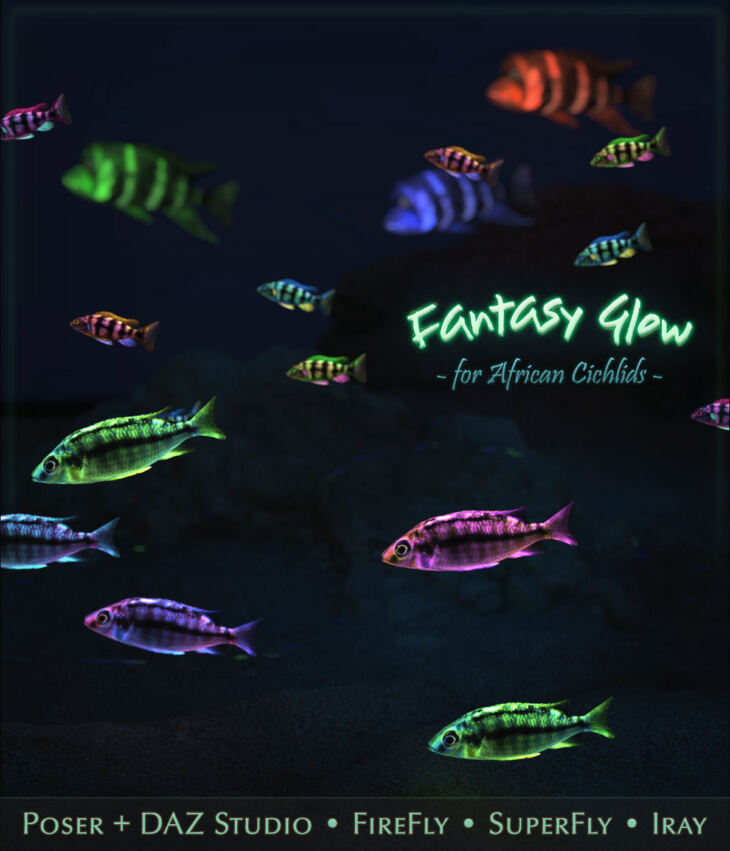 Fantasy Glow for African Cichlids_DAZ3D下载站