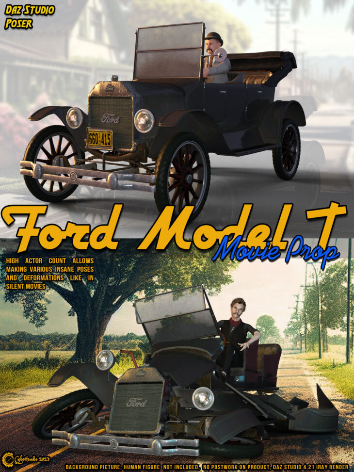 Ford Model T – Movie Prop_DAZ3DDL