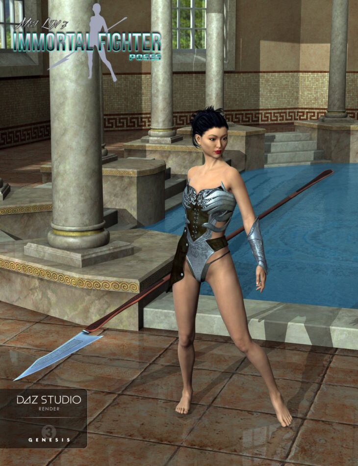Immortal Fighter Poses for Mei Lin 7_DAZ3DDL