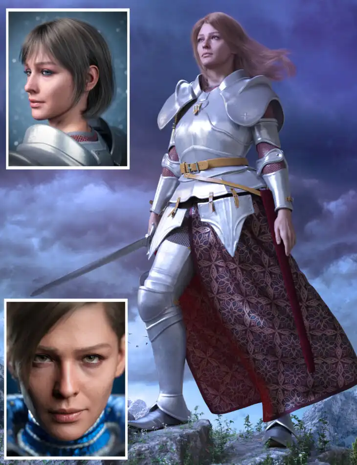 Joan 9 HD Defender Bundle_DAZ3D下载站