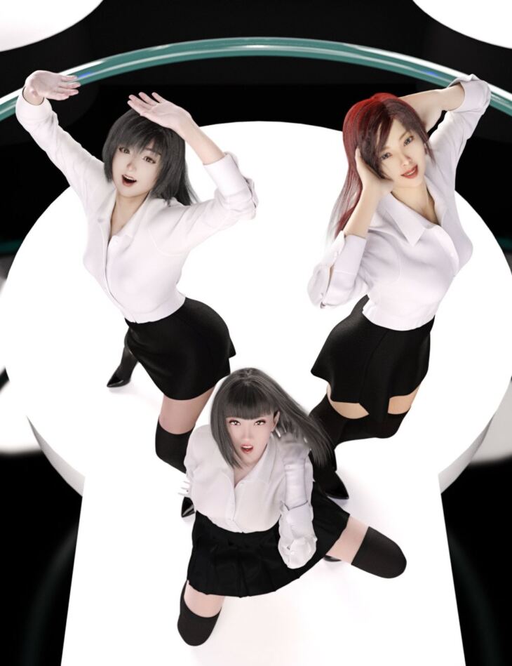 K-Dance Poses Vol 2 for Genesis 8 Female_DAZ3DDL