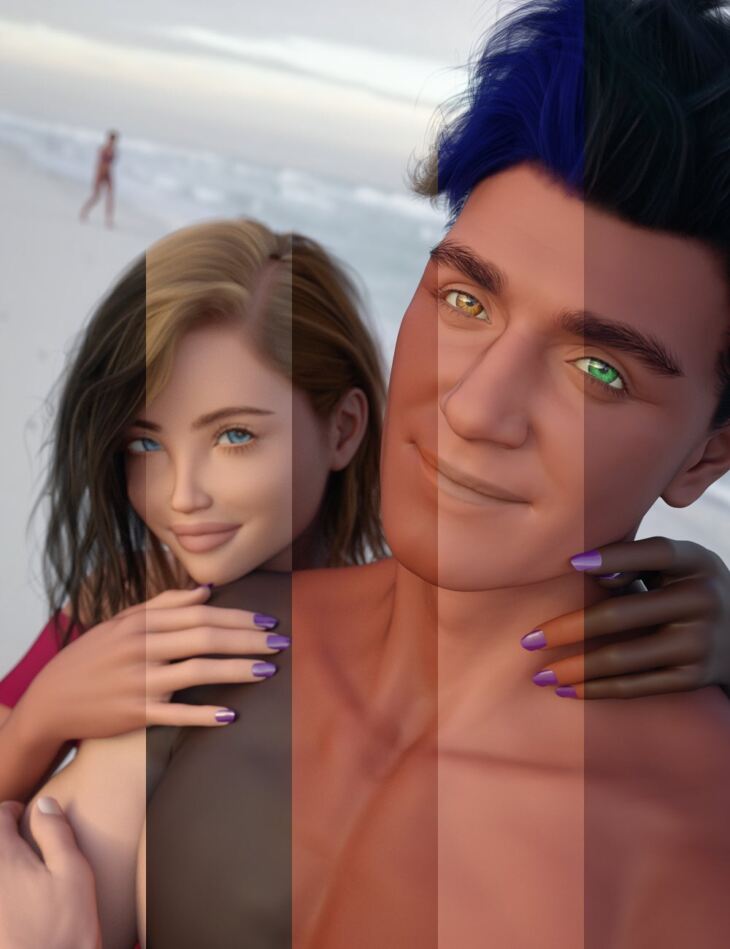 MMX Resource Saver Shaders Collection for Genesis 9 and Iray_DAZ3D下载站