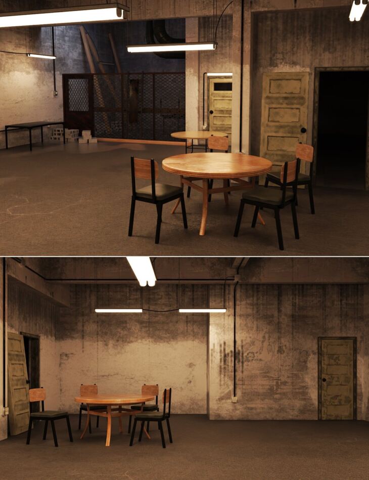 Old Interrogation Room_DAZ3D下载站