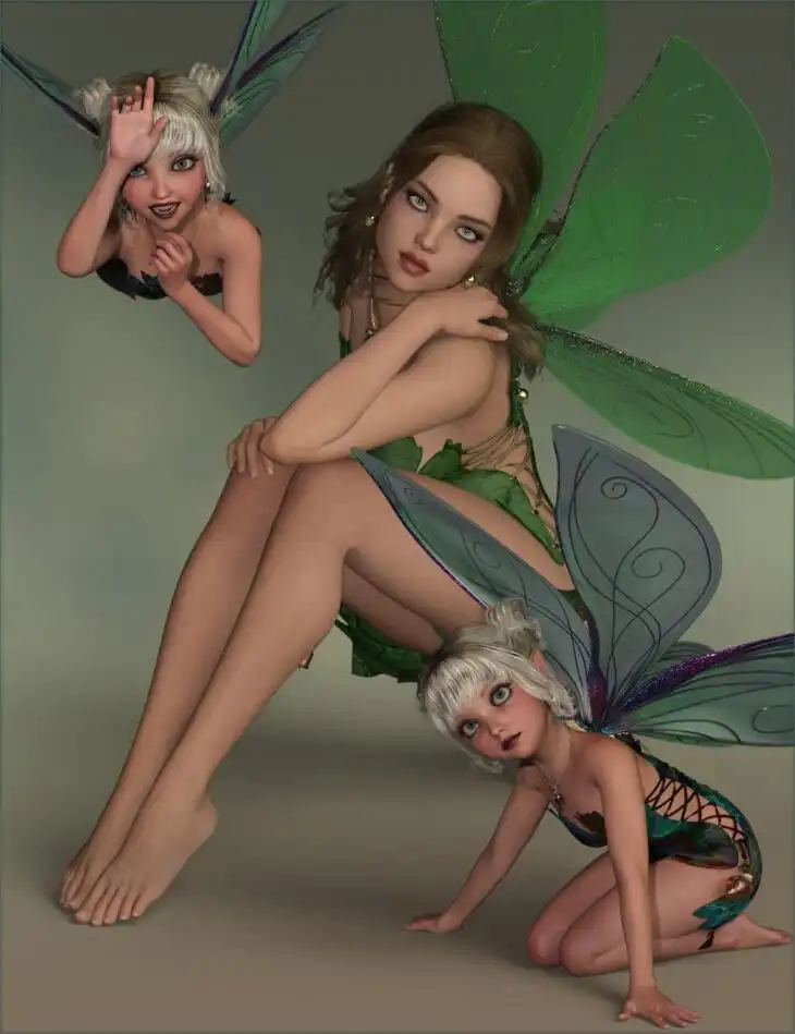 Pixie Bloom Poses for Pixie 9 and Genesis 8 and 9_DAZ3DDL