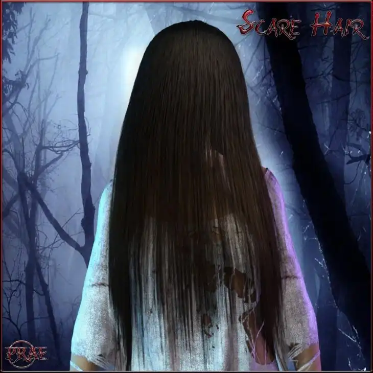Prae-Scare Hair G8 Daz_DAZ3DDL