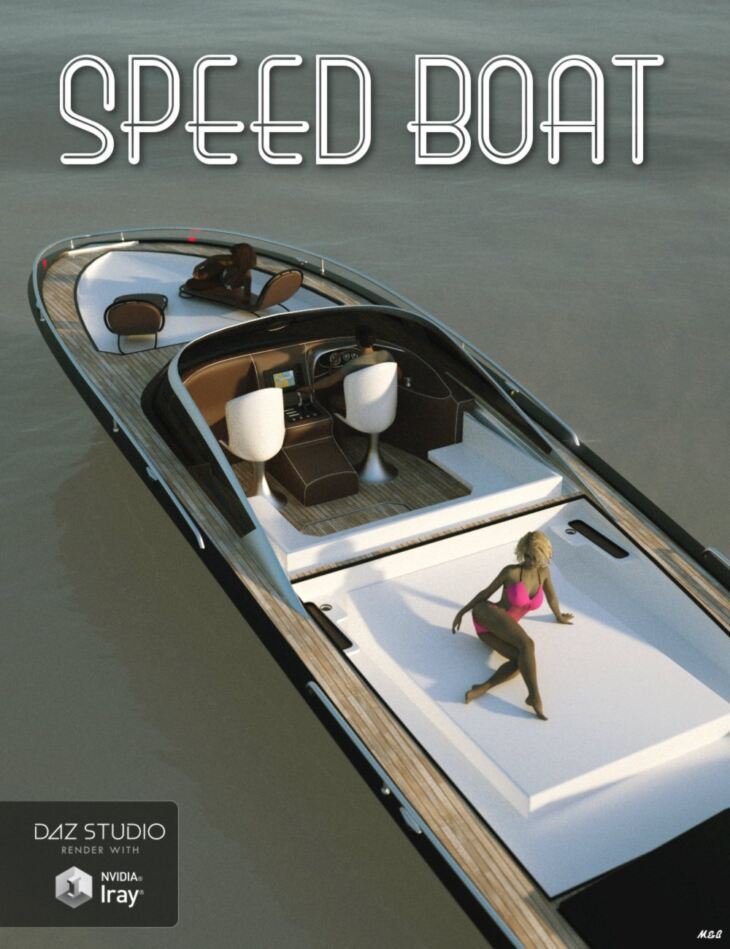 Speed Boat_DAZ3D下载站
