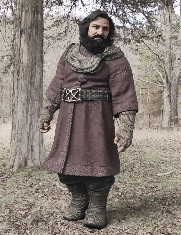 dForce Medieval Dwarf Outfit for Genesis 9_DAZ3DDL