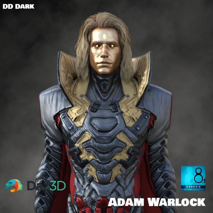 Adam Warlock for G8.1_DAZ3D下载站