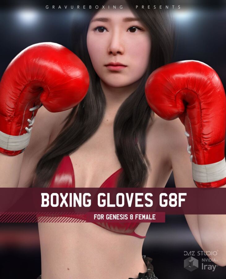 Boxing Gloves G8F for Genesis 8 Female_DAZ3D下载站