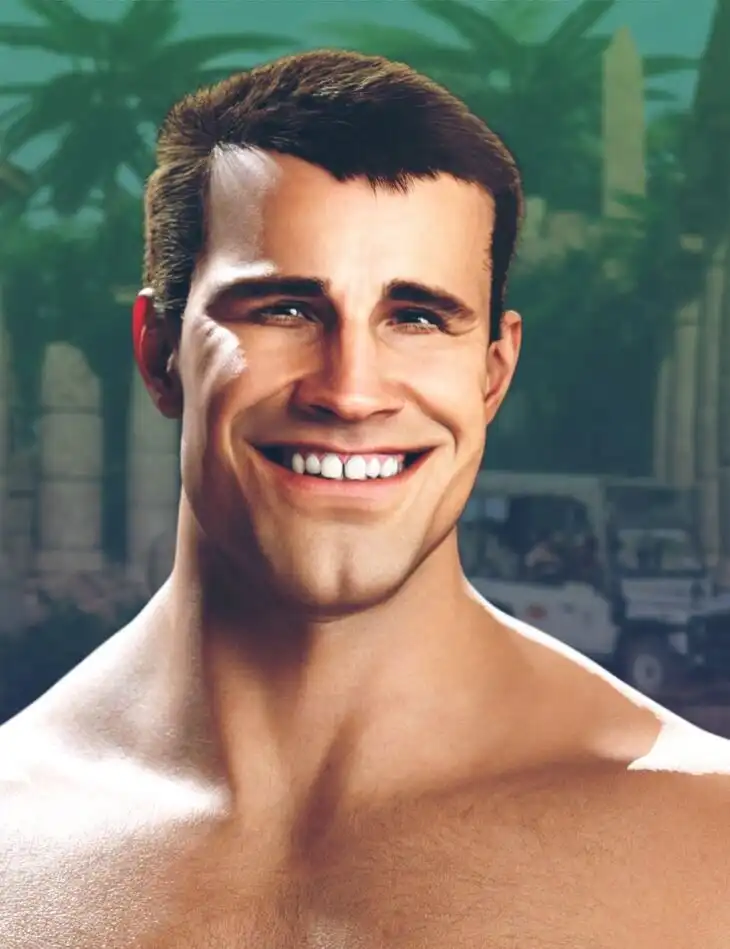 Bruce HD and Hair for Genesis 8.1 Male_DAZ3DDL