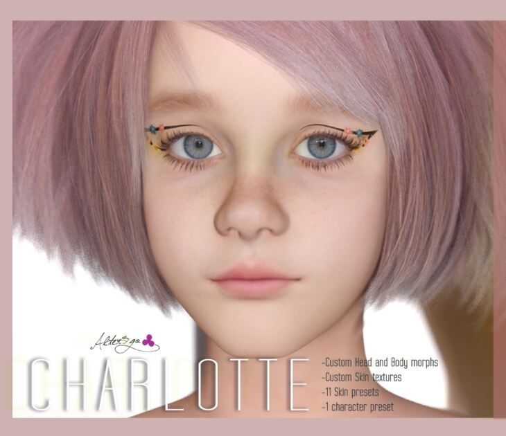 Charlotte for G2F_DAZ3D下载站