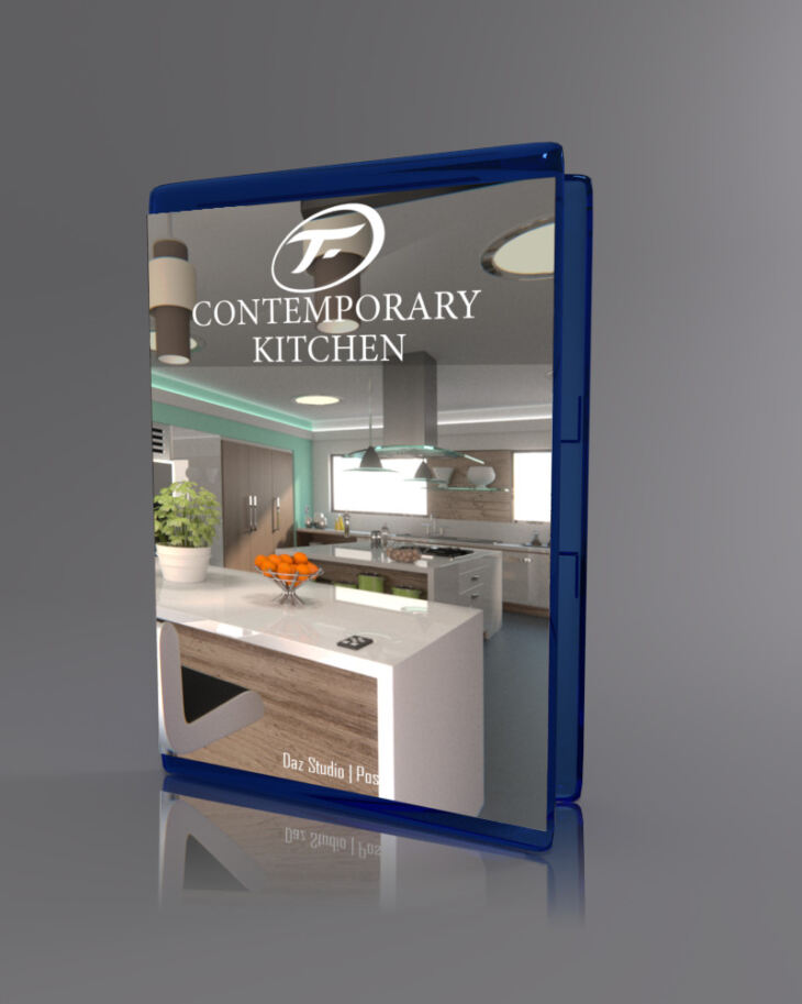 Contemporary Kitchen_DAZ3D下载站