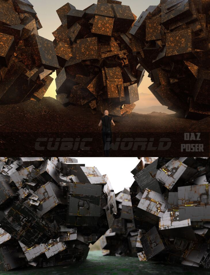 Cubic World_DAZ3D下载站
