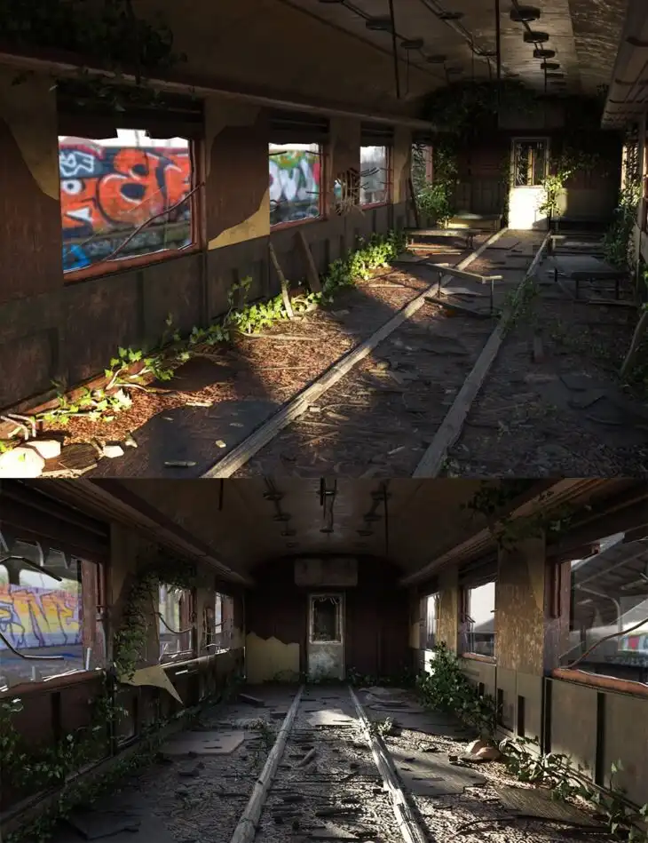 Derelict Train_DAZ3DDL