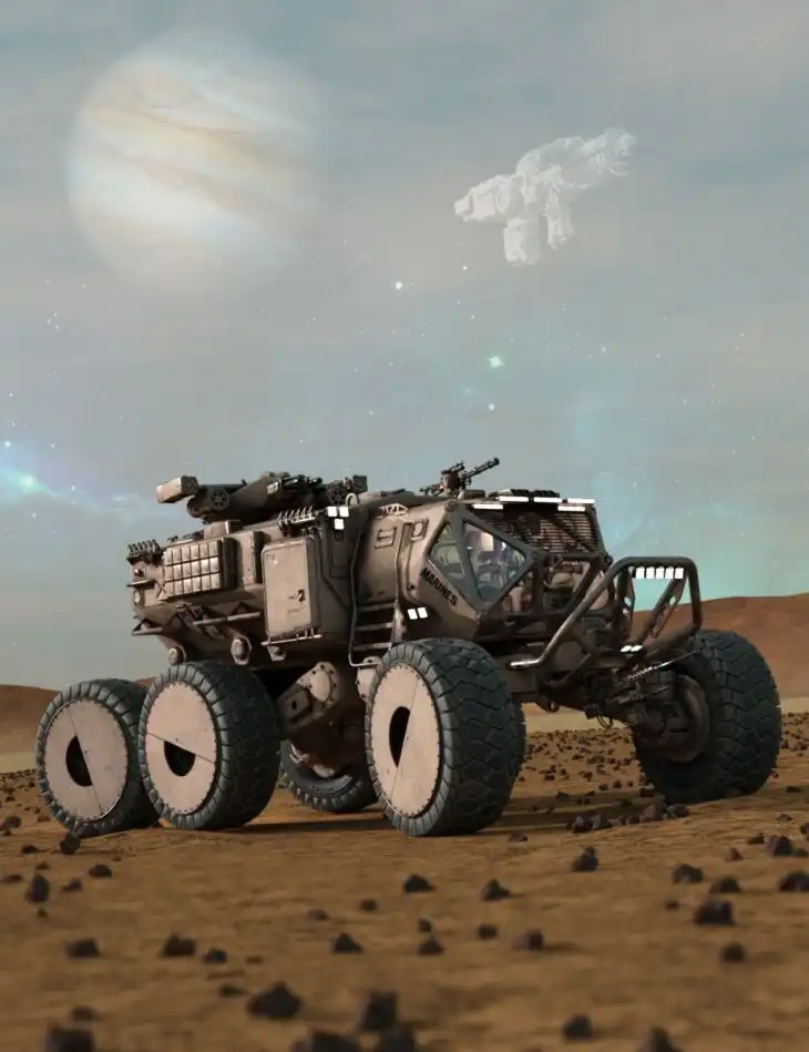 HVPC Combat Manned Rover_DAZ3DDL