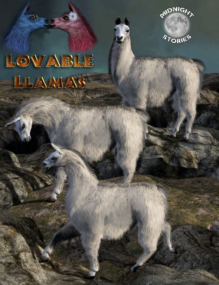 Lovable Llamas_DAZ3D下载站
