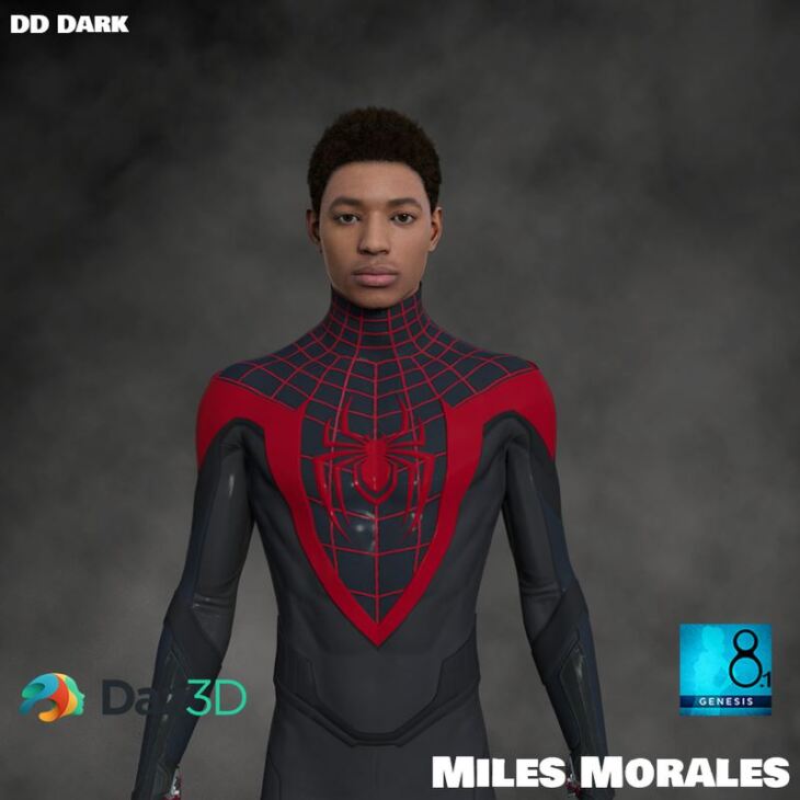 Miles Morales for G8.1_DAZ3D下载站