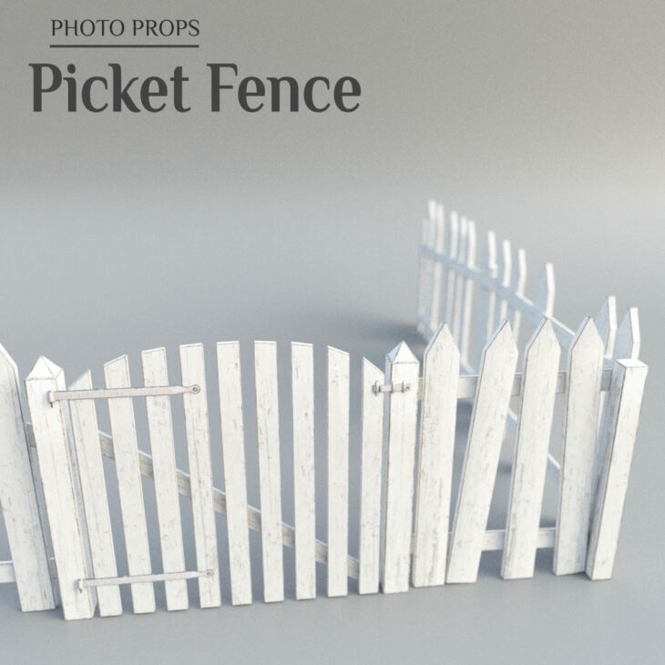 Photo Props: Picket Fence_DAZ3DDL