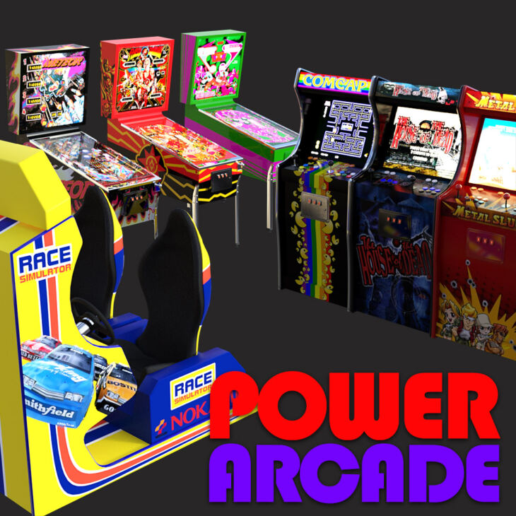 Power Arcade for DS Iray_DAZ3D下载站