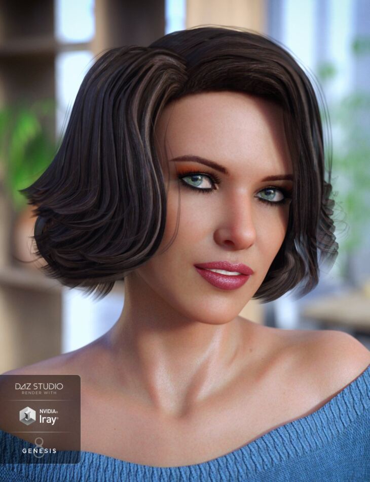 Starlette Hair for Genesis 3 and 8 Female(s)_DAZ3D下载站