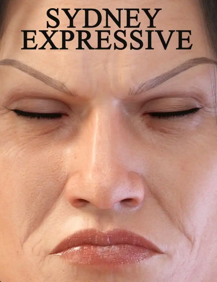 Sydney Expressive for Sydney 8 and Genesis 8 Female_DAZ3DDL