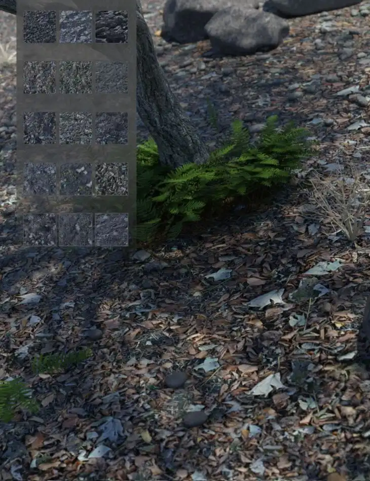 Woodland Floor Iray Shaders_DAZ3DDL