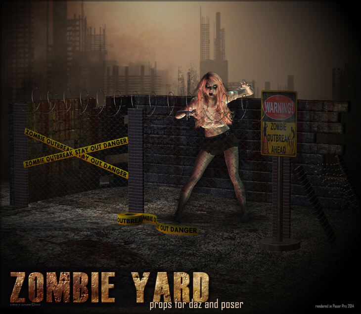 Zombie Yard Props_DAZ3DDL