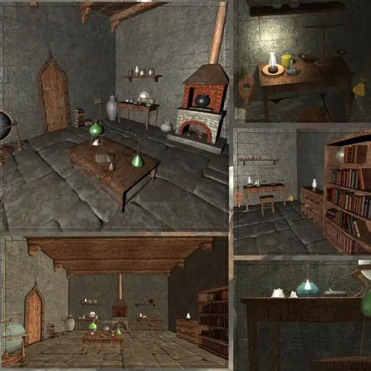 Alchemist Lab (Poser & Vue)_DAZ3DDL