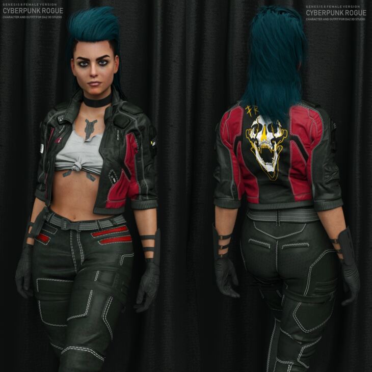 CP2077 Rogue for G8F_DAZ3DDL
