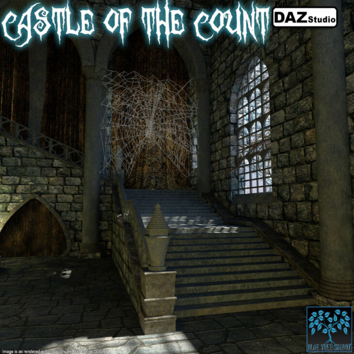 Castle of the Count for Daz Studio_DAZ3D下载站