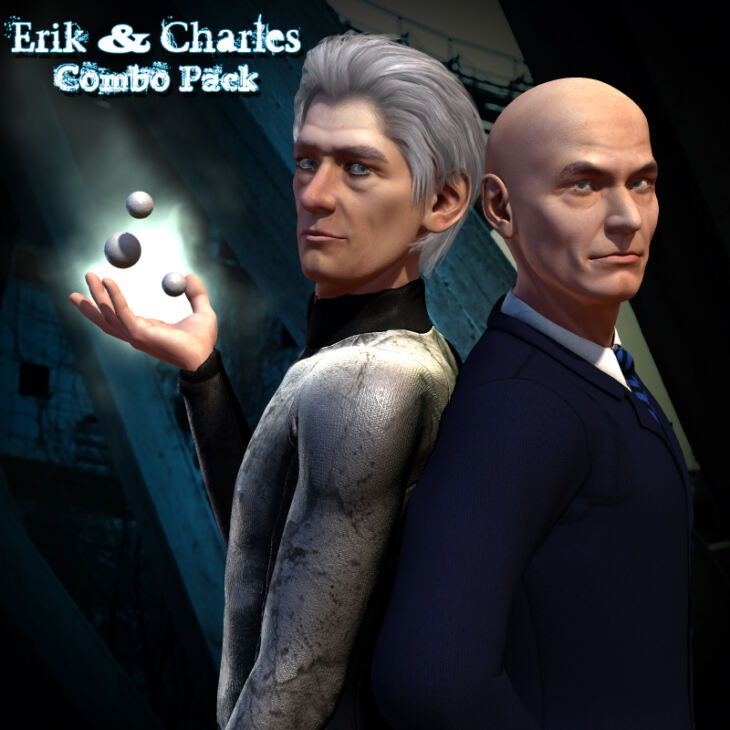 Charles & Erik Combo Pack_DAZ3D下载站