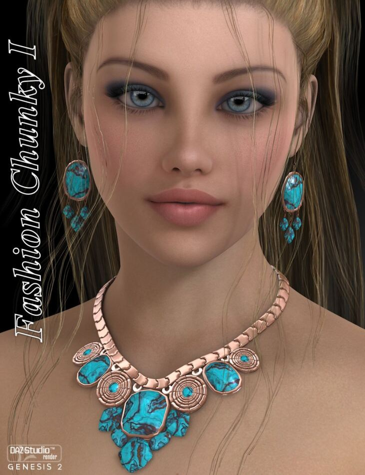 Fashion Chunky Jewelry I_DAZ3D下载站