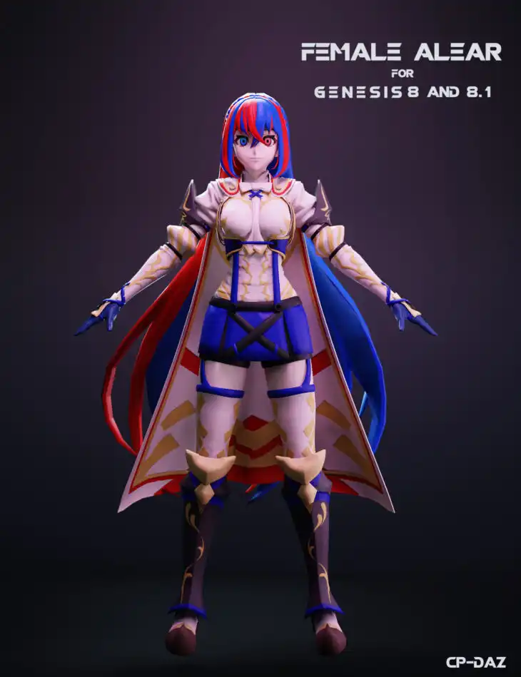 Female Alear For Genesis 8 And 8.1 Female_DAZ3DDL