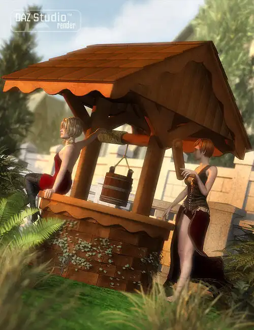Garden Escape Well_DAZ3DDL